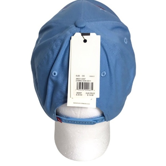 NWT Levi’s SnapBack Baseball Hat, Red or Blue - Picture 13 of 16